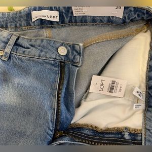 NWT Loft cropped jeans
